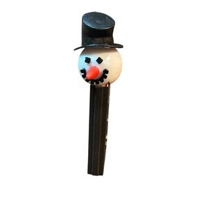 Vintage No Feet Snowman Pez Dispenser Made In Austria
